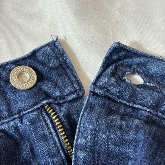 Levi’s 525 Jeans Perfect Waist Comfort Straight Leg Denim Pants Blue Size 16 - Picture 15 of 16